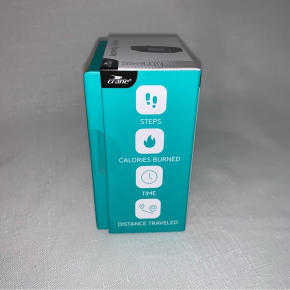 CRANE Activity Tracker Fitness Watch Blue Step Counter Calories Exercise Weight - Picture 5 of 9